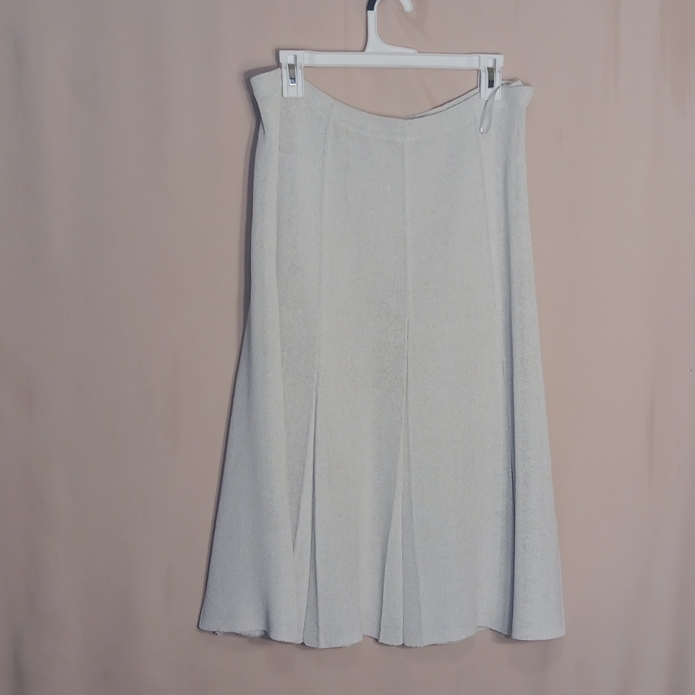 Women's cream Pleated Dress